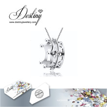 Destiny Jewellery Crystal From Swarovski Necklace Crown Pendant